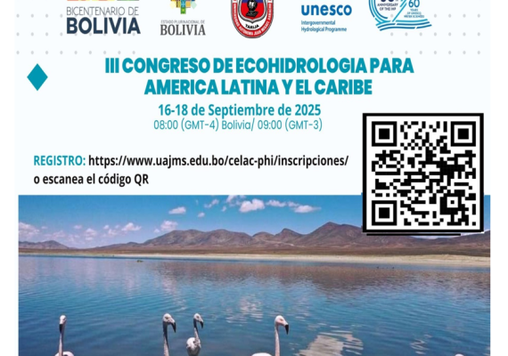 Tercer Congreso Ecohidrología LAC. Guarda la fecha