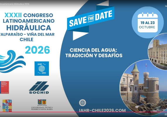 Congreso Hidráulica LATAM IAHR 2026 en Chile