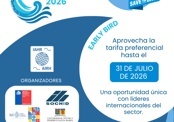32° Congreso LATAM Hidráulica: Último día inscripción early bird 31 julio 2026